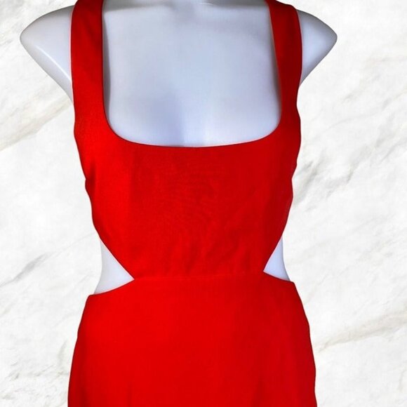 Lovers and Friends Titus Midi Dress - Red - Picture 7 of 12